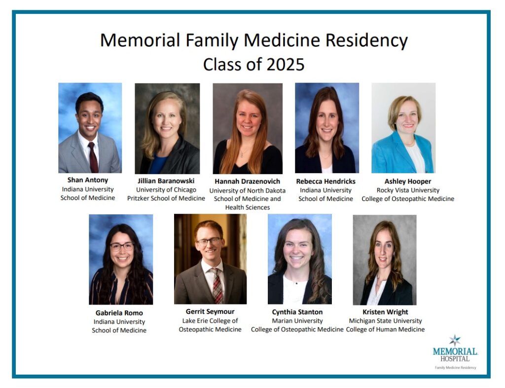 Memorial Family Medicine Residency Class of 2025!!! Memorial